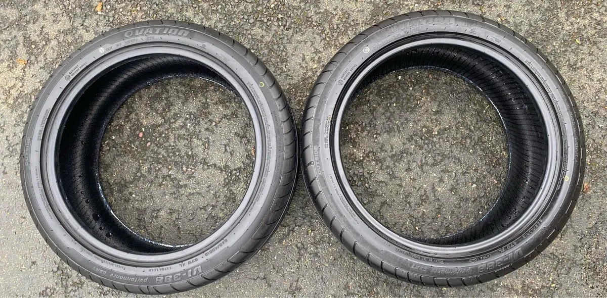 4 x 18” Tyres. 245/40 & 265/35 - Image 1