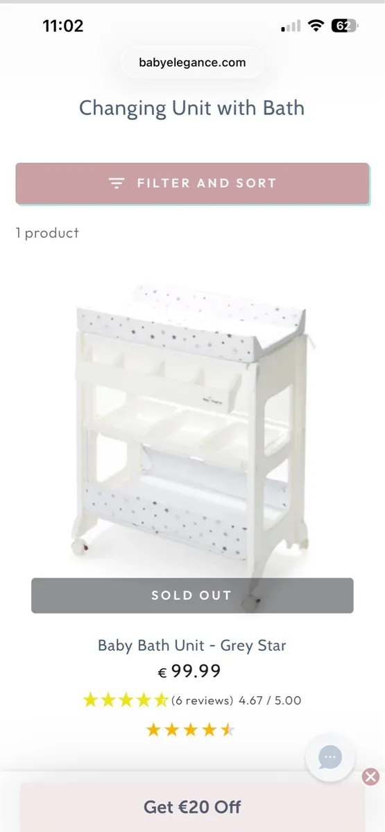 Baby Elegance changing table an bath - Image 3