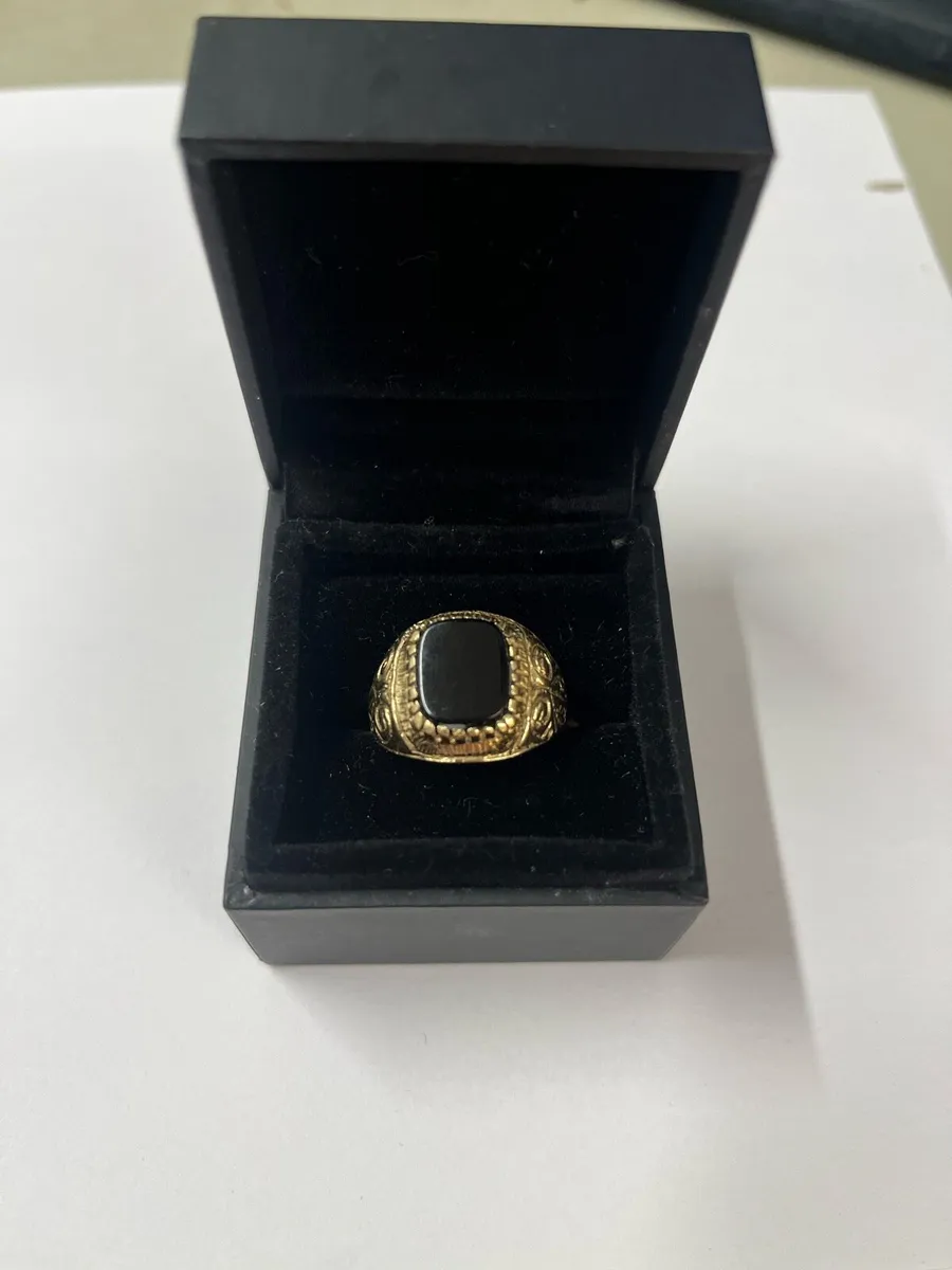 9k Black onyx ring - Image 1