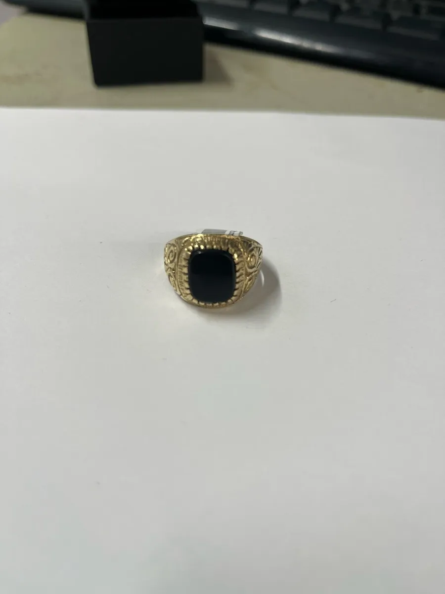 9k Black onyx ring - Image 2