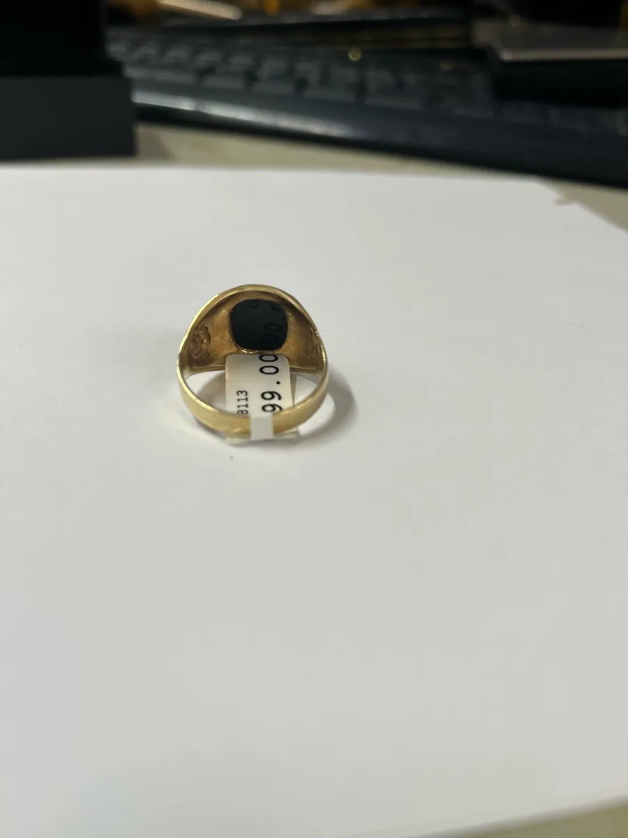 9k Black onyx ring - Image 3