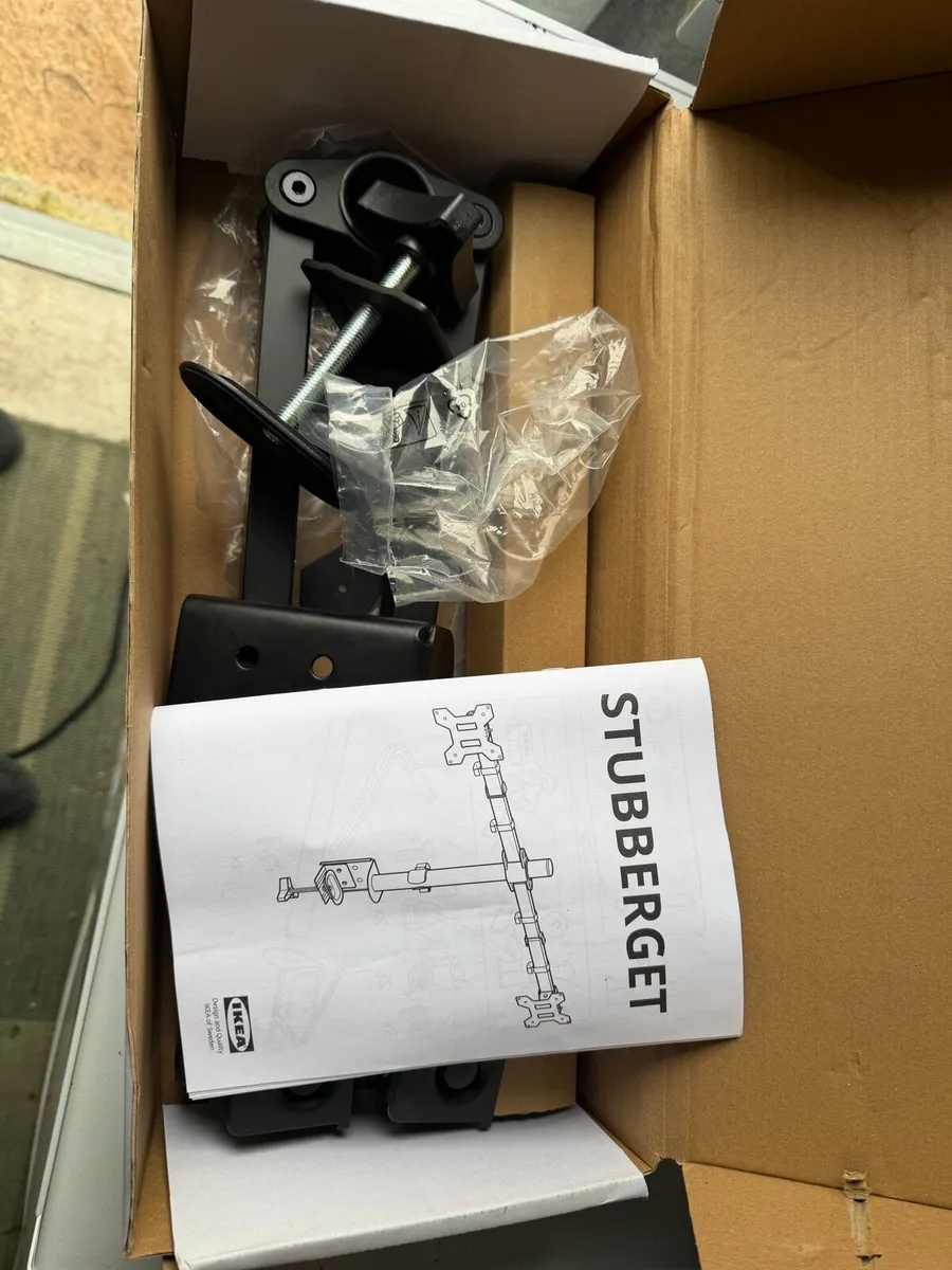 Ikea Stubberget Twin Monitor Bracket - Image 2