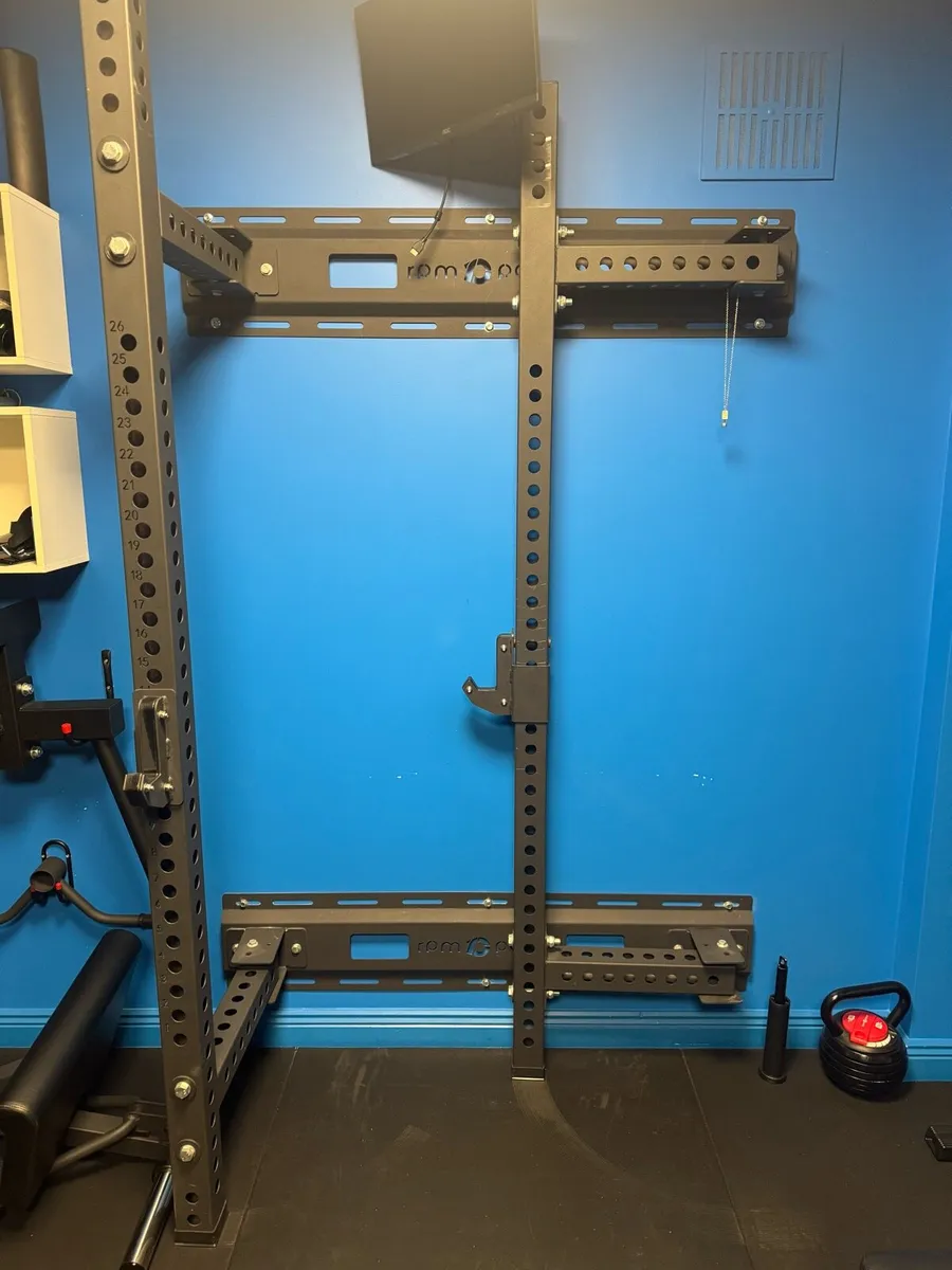 RPM Power Foldable wall mounted squat rack + more - Image 2