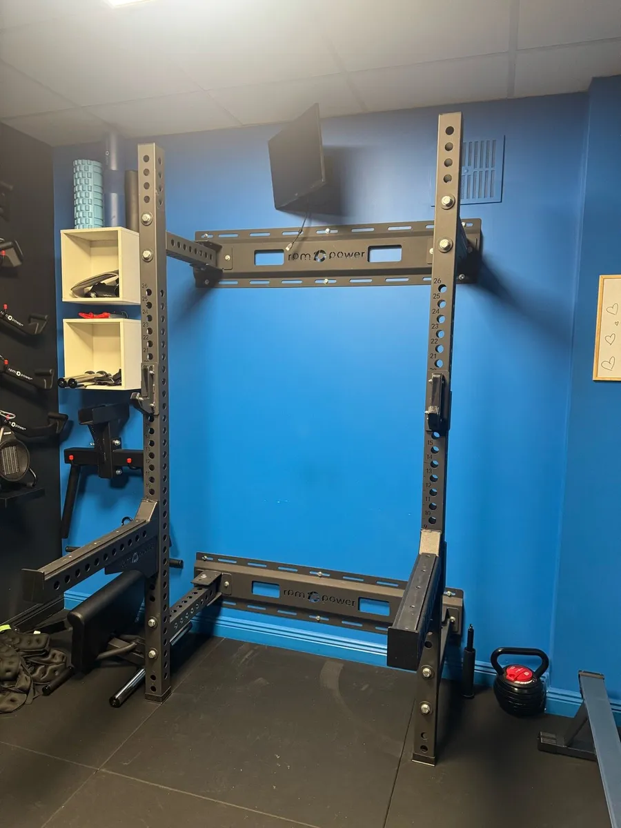 RPM Power Foldable wall mounted squat rack + more - Image 4