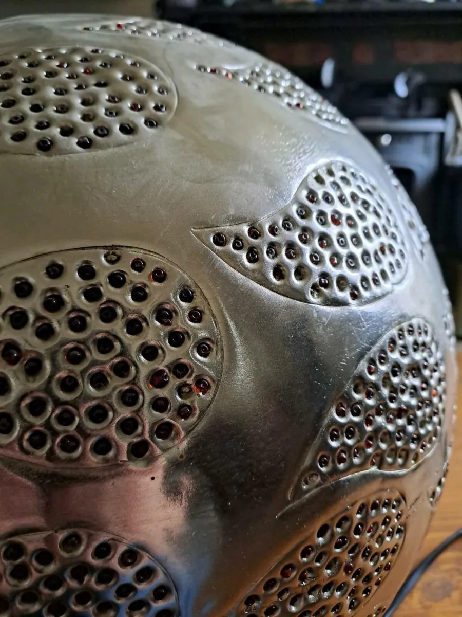 Large silver spherical lamp - Image 4