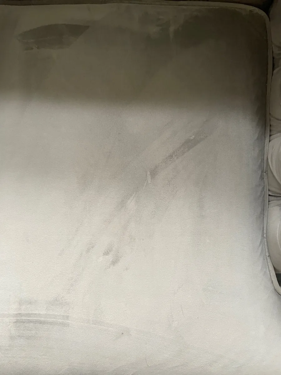 Armchair lovely grey velvet - Image 4