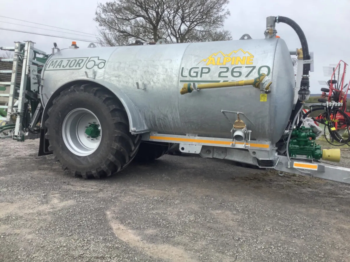 New Major Alpine 2670 Slurry tanker - Image 1