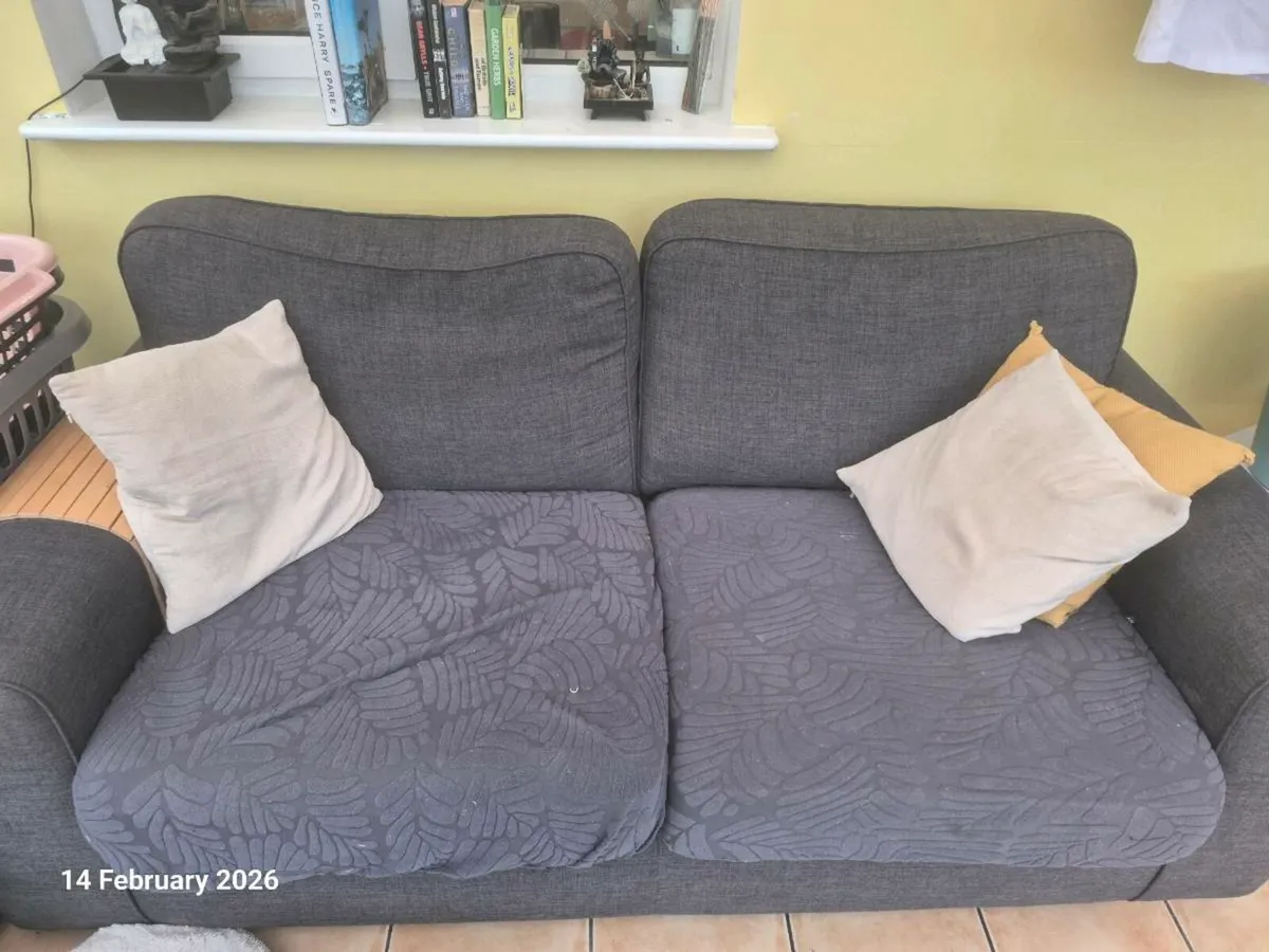 2 sofas (1 is a sofa bed) - Image 2