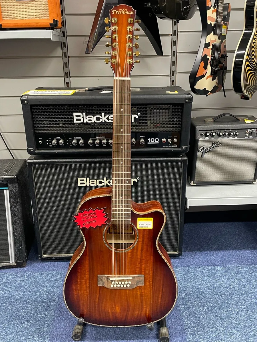 Freshman 12 string acoustic guitar - Image 1