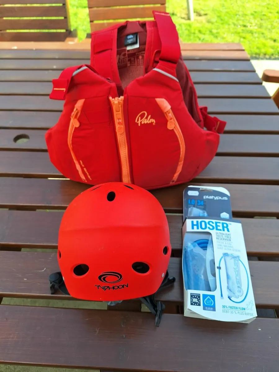 Palm Bouyancy Aid & Thypoon Helmet for sale - Image 1