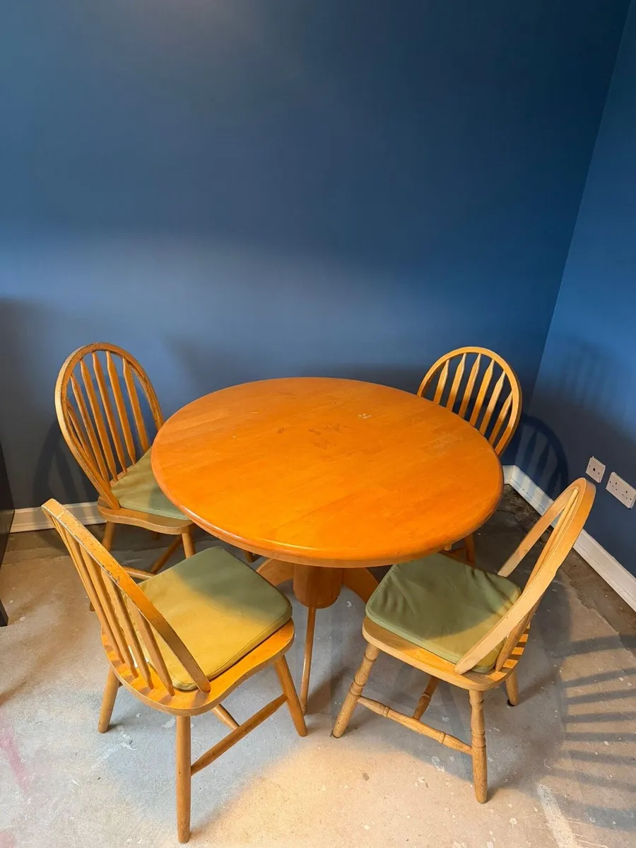 FREE Dinning table and 4 chairs