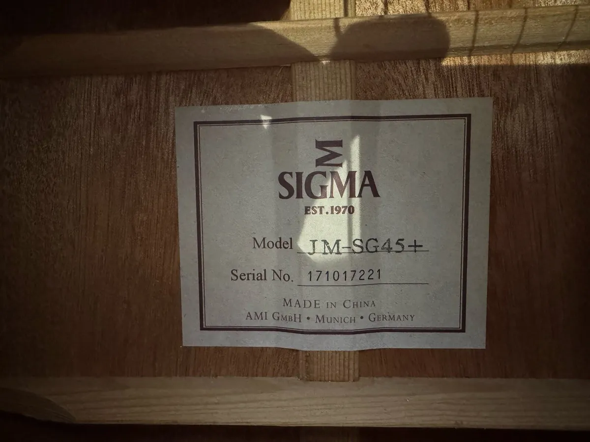 Sigma Guitar - JM-SG45+ - Image 3