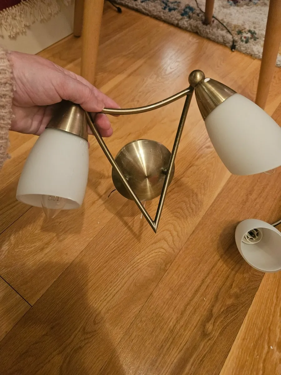 3 sets of wall lights / sconce - Image 1
