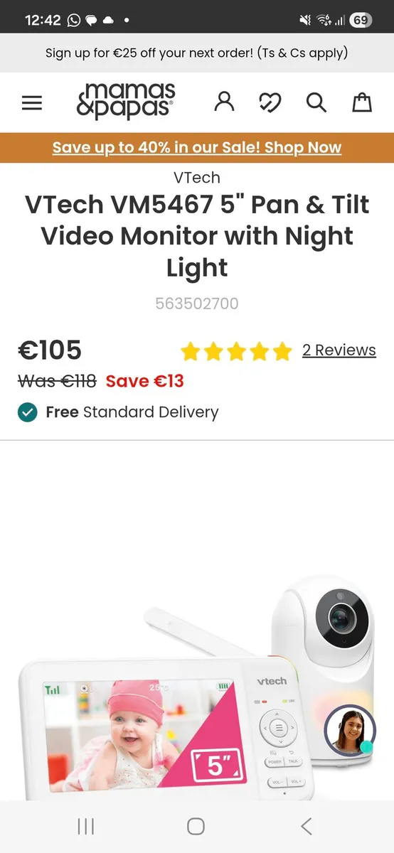 Vtech baby monotor - Image 3