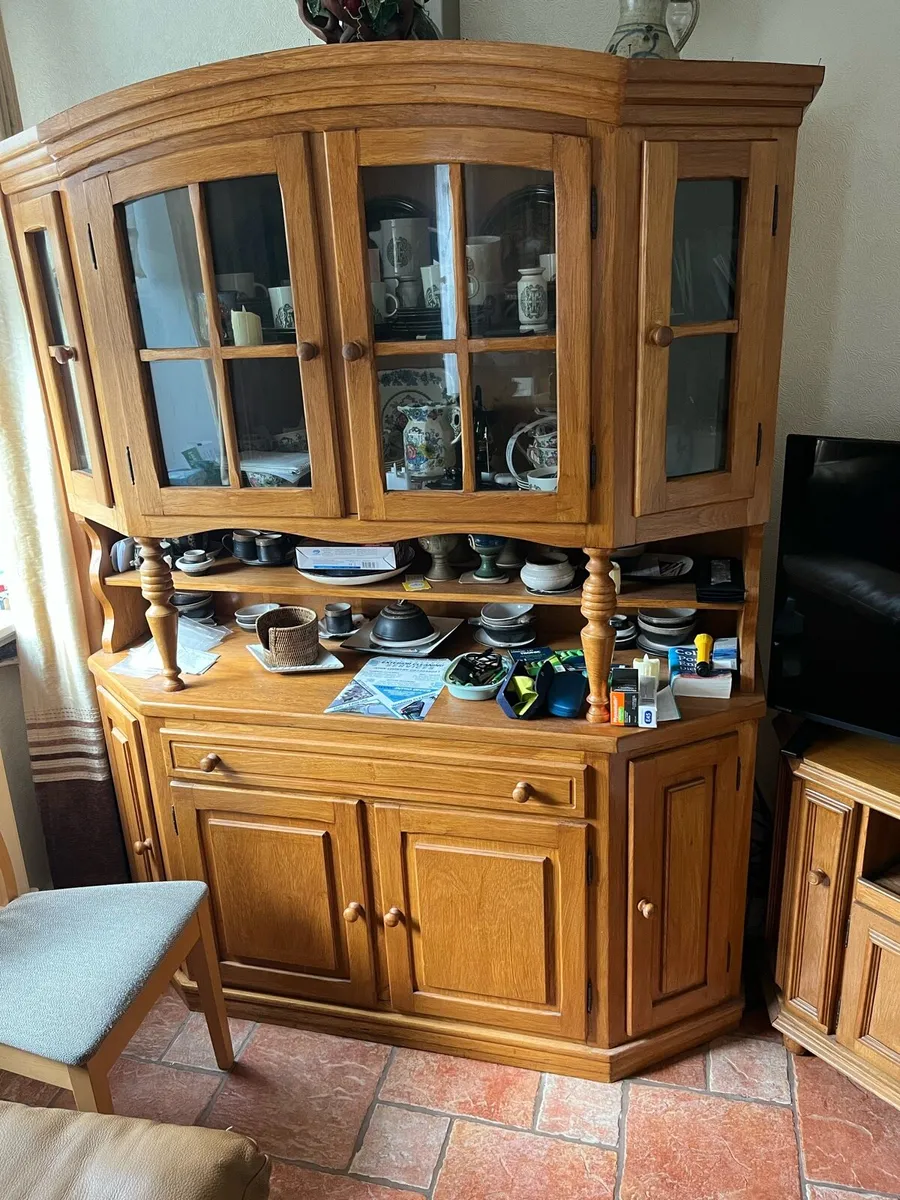 PRICE DROP Freestanding Oak Cabinet