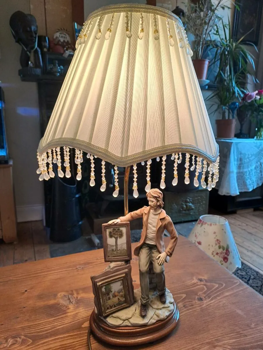 Large Decorative Figurine Table Lamp - Image 1
