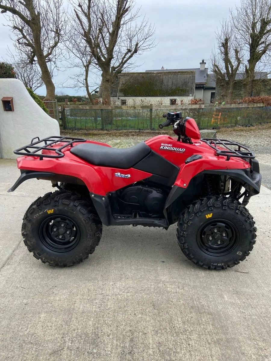 2017 SUZUKI KINGQUAD 500 Power steering !! - Image 1