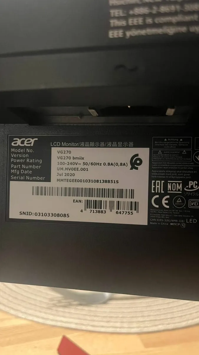 Acer Monitor - Image 2