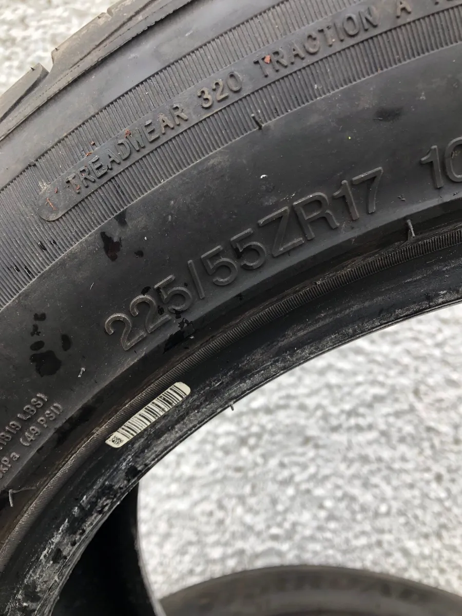 FRD26 225/55ZR17 x 4 - Image 2