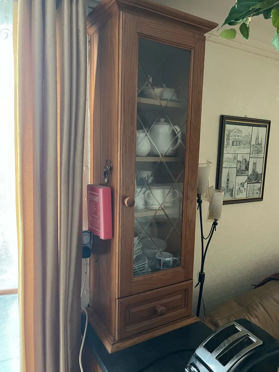 Slim Freestanding Display Cabinet - Image 2