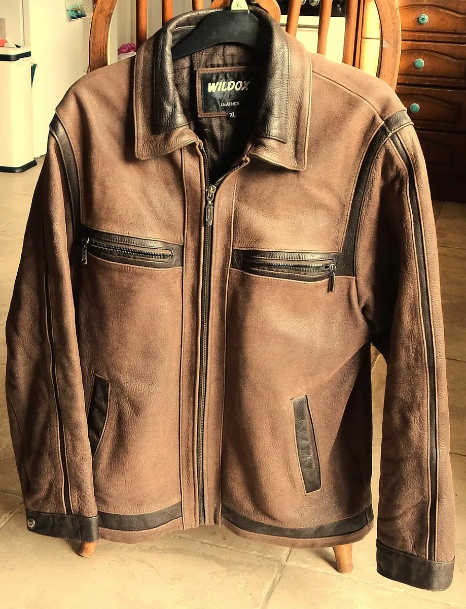 Gents Wildox Leather Jacket, Size XL - Image 4