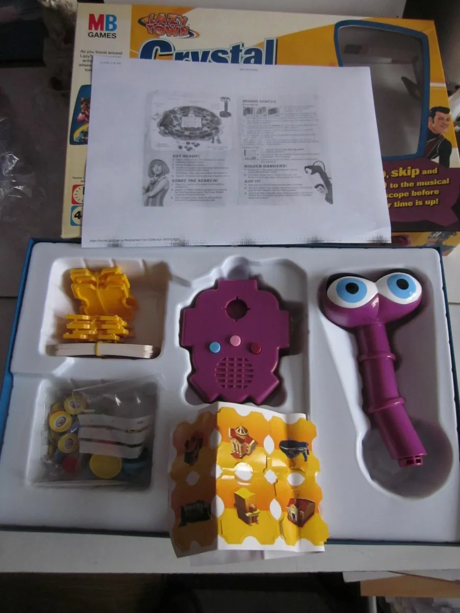 Lazy Town Crystal Challenge Board Game 2007 - Image 3