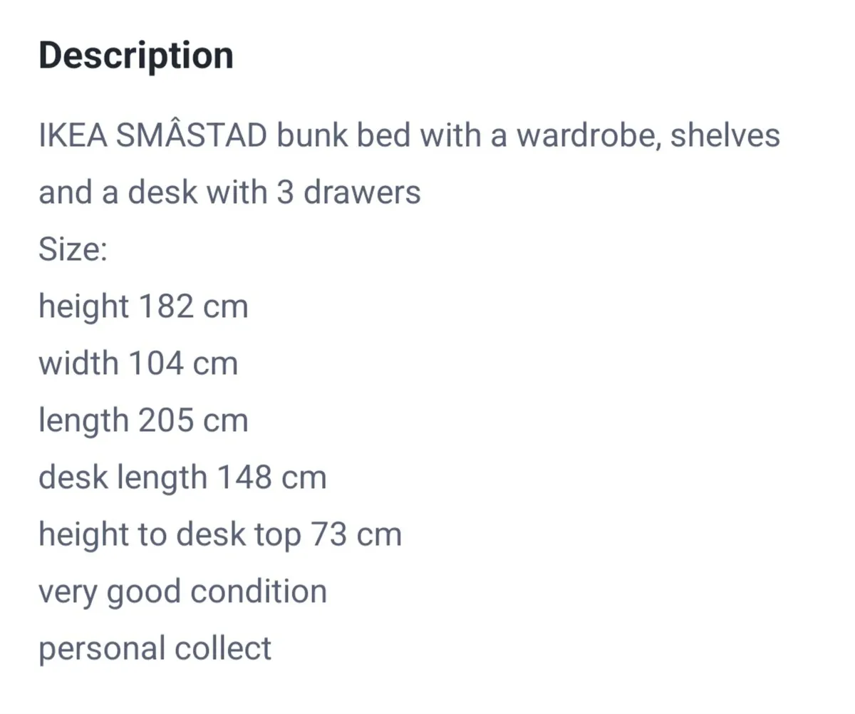 Ikea loft bed - Image 3