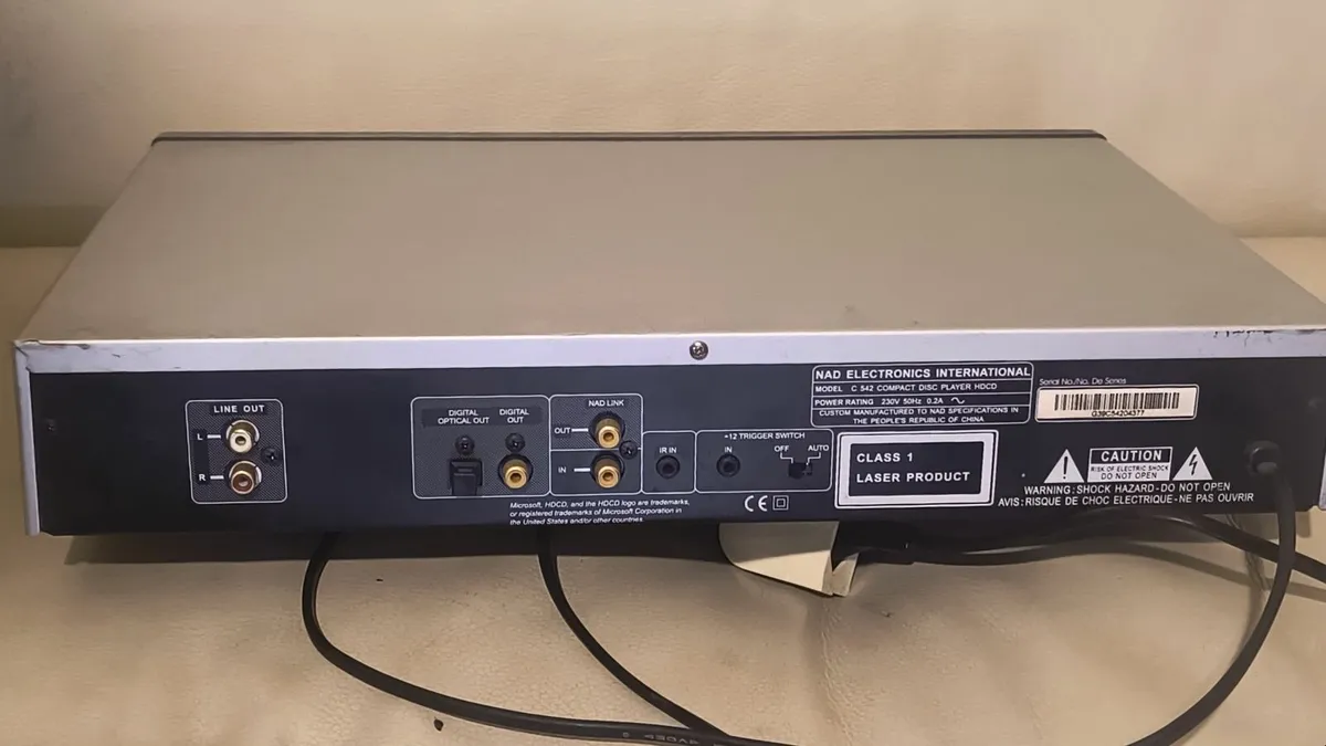 NAD Compact Disc Player C 542 CD - Image 3