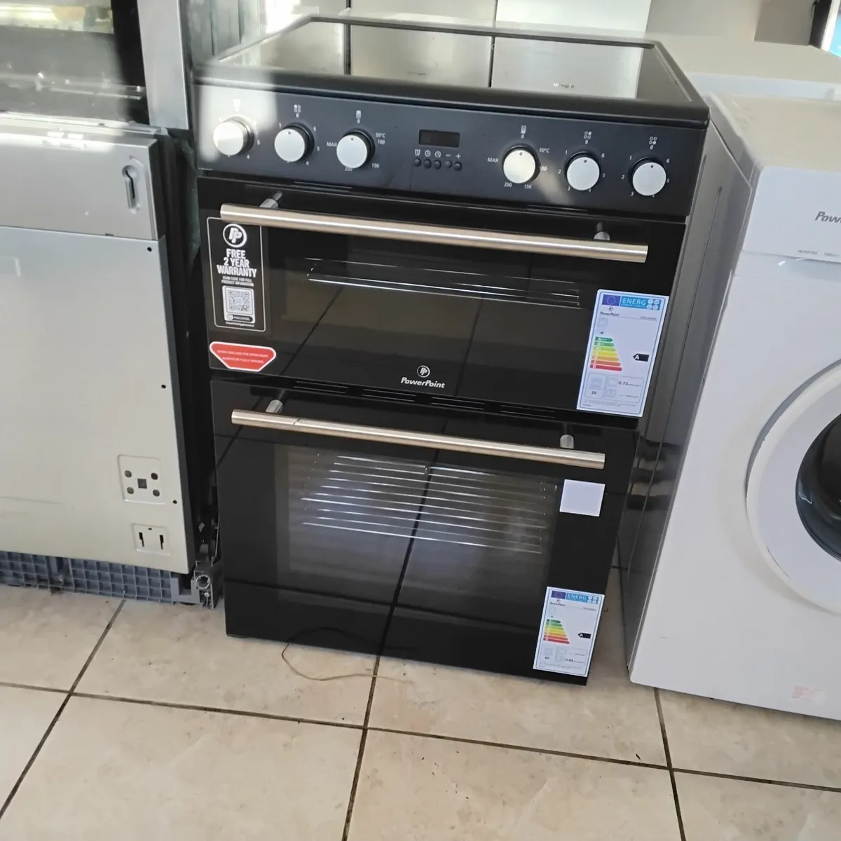 6ocm freestanding double oven cooker - Image 1