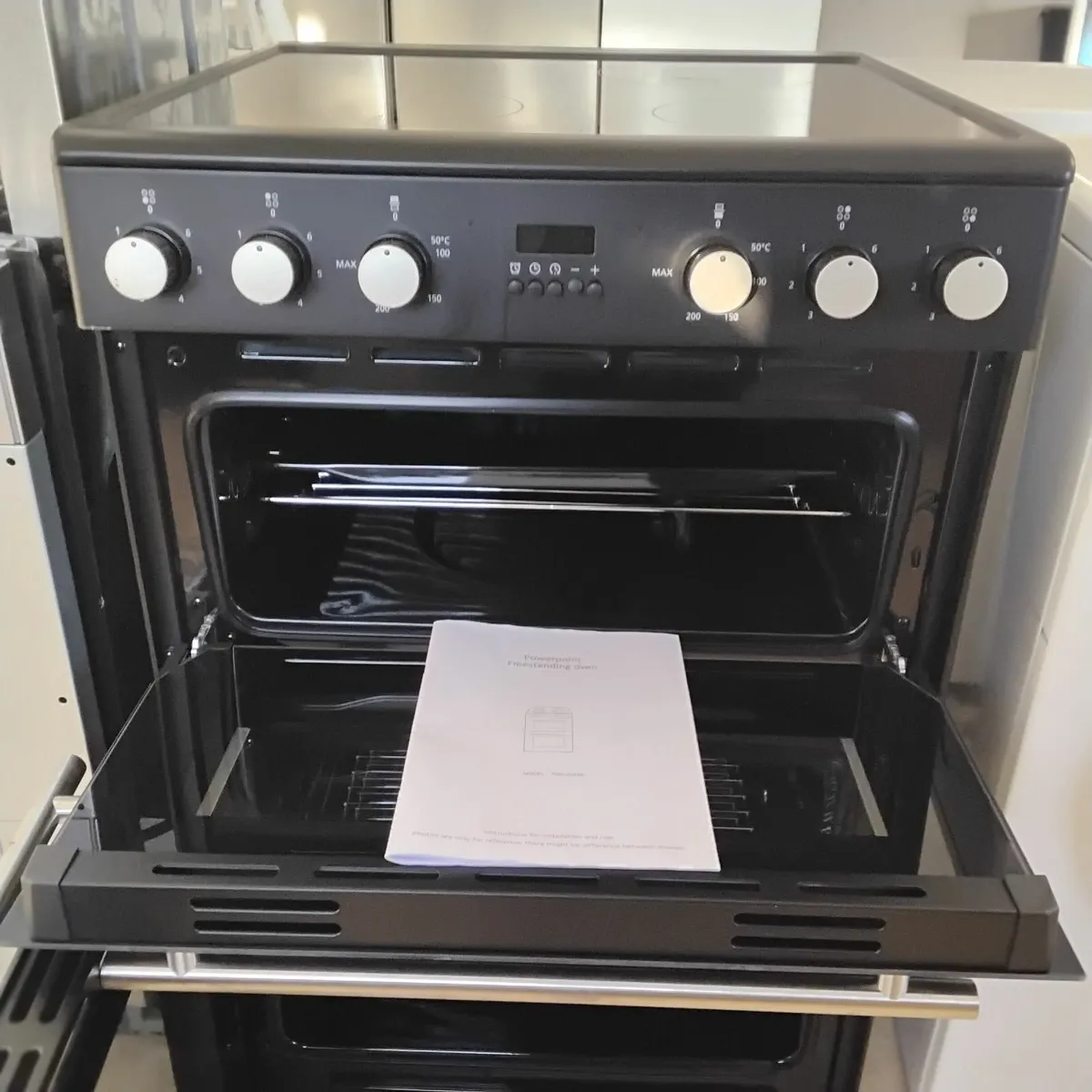 6ocm freestanding double oven cooker - Image 2