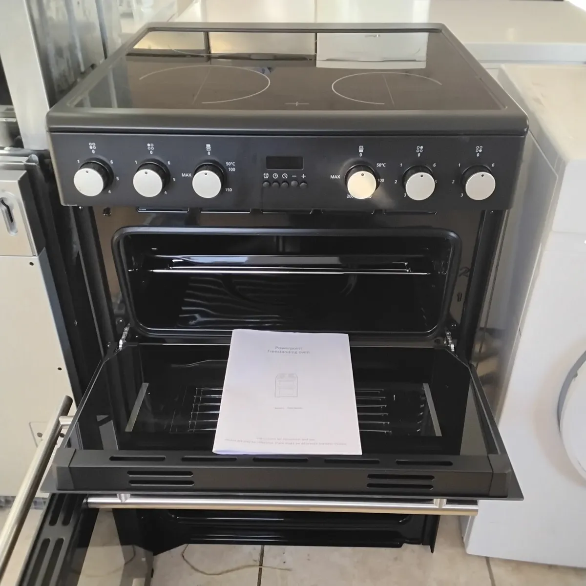 6ocm freestanding double oven cooker - Image 3