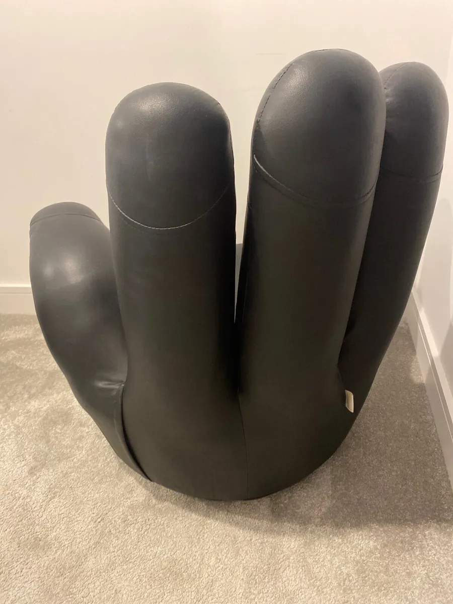 Hand-Shaped Swivel Chair – Used - Image 3