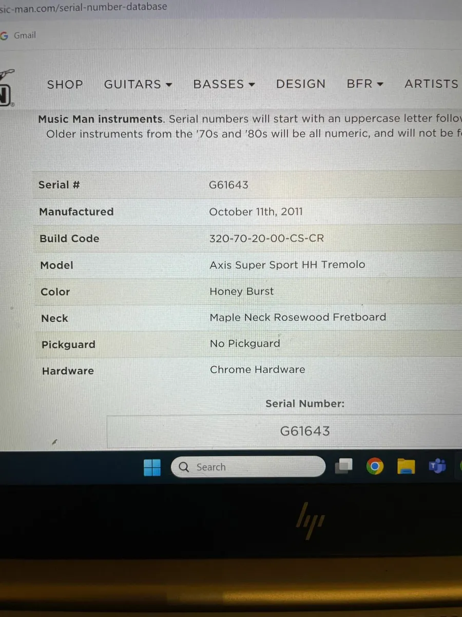 Music Man Guitar - Image 2