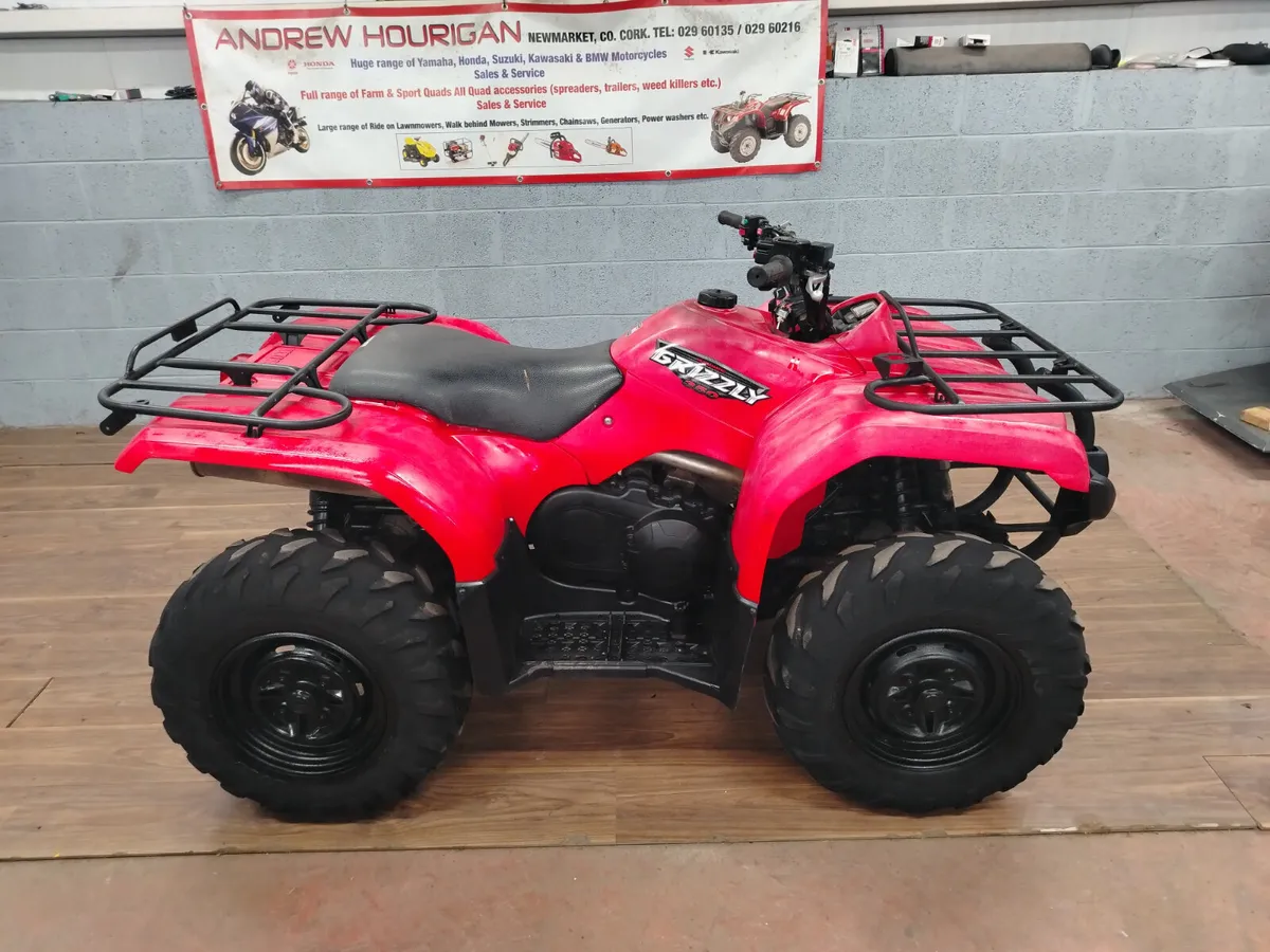 Yamaha YFM 350 Grizzly Red - Image 1