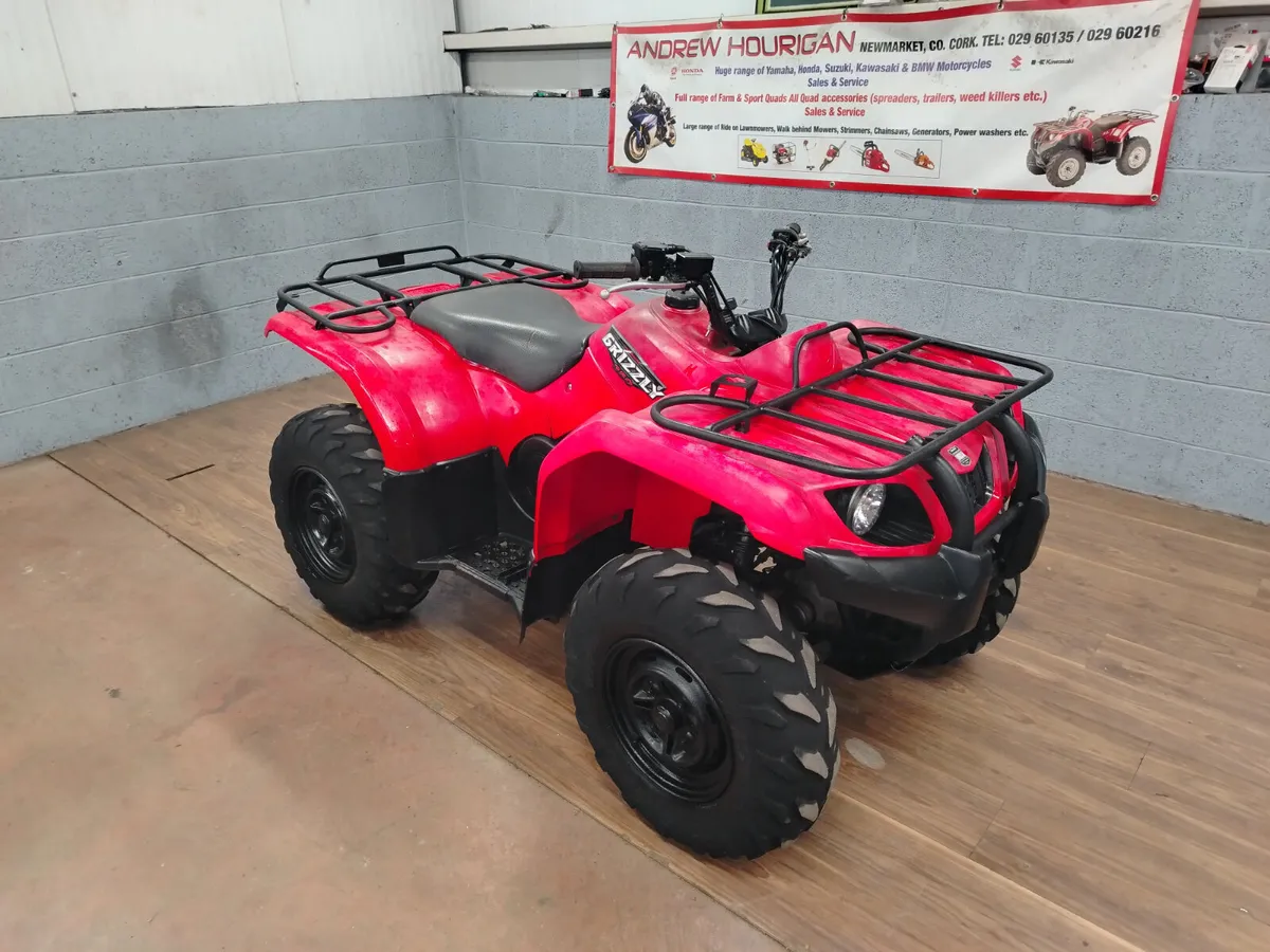 Yamaha YFM 350 Grizzly Red - Image 3