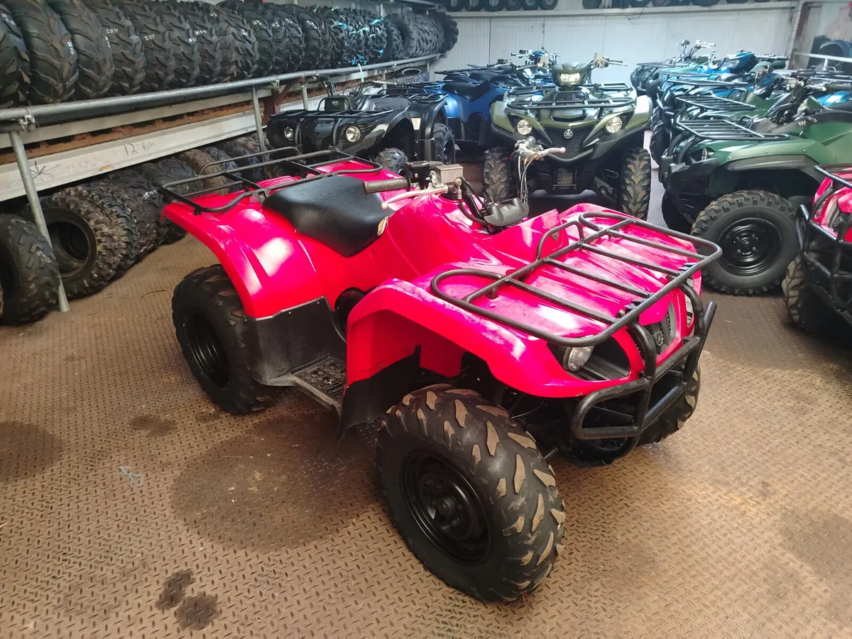 Yamaha YFM 350 Grizzly Red - Image 3
