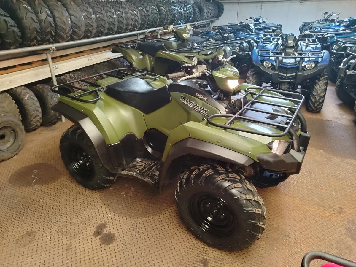 Yamaha YFM700 Grizzly in stock. 1374 hours. One ow - Image 2