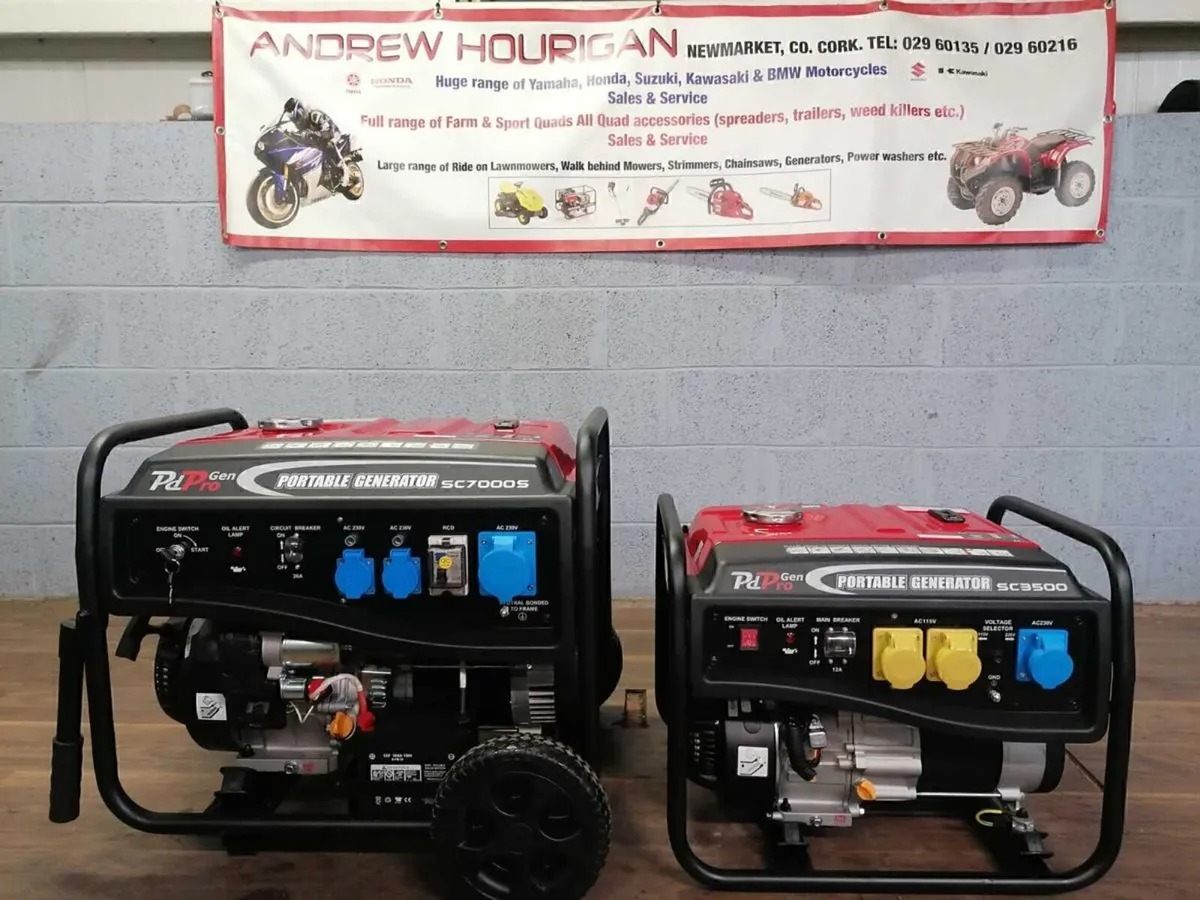 Generators - 6.0kw / 7.2kva and 2.8kw / 3.5kv - Image 1