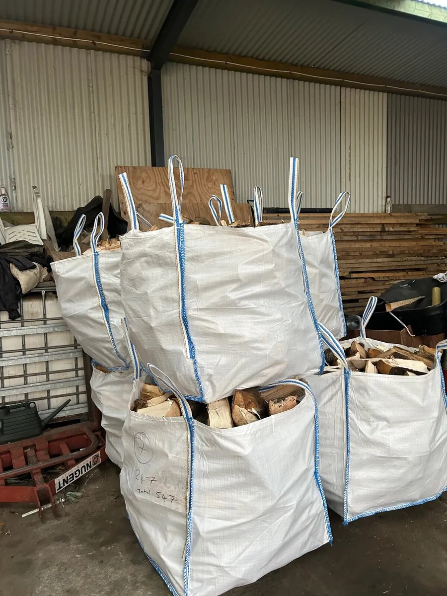 Bulk bags of dry hardwood firewood - Image 2