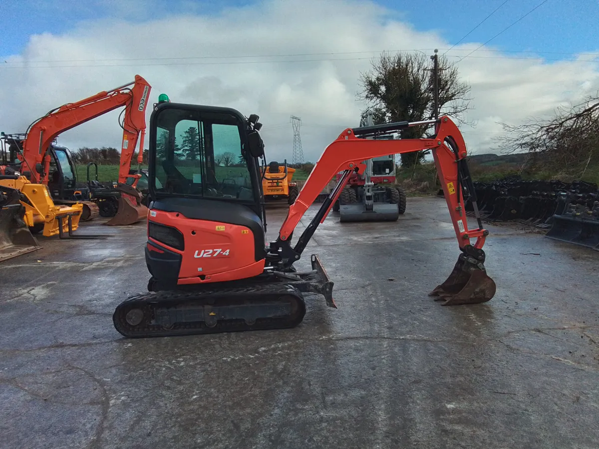 KUBOTA  U27-4  (2022)  1158 HRS - Image 1
