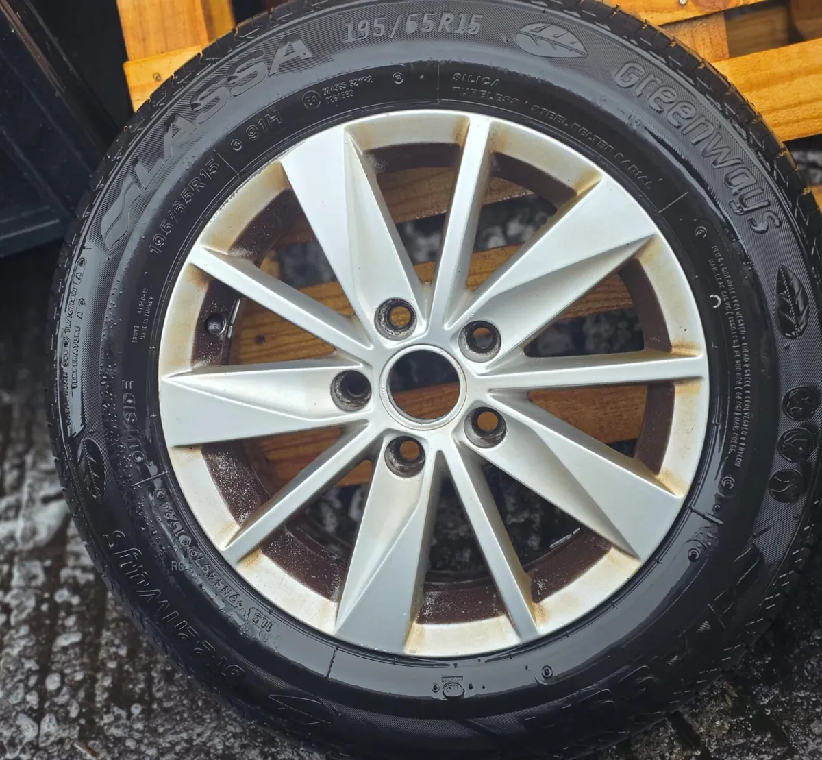 #22 Genuine VW Alloys 15" 5x112 - Image 4