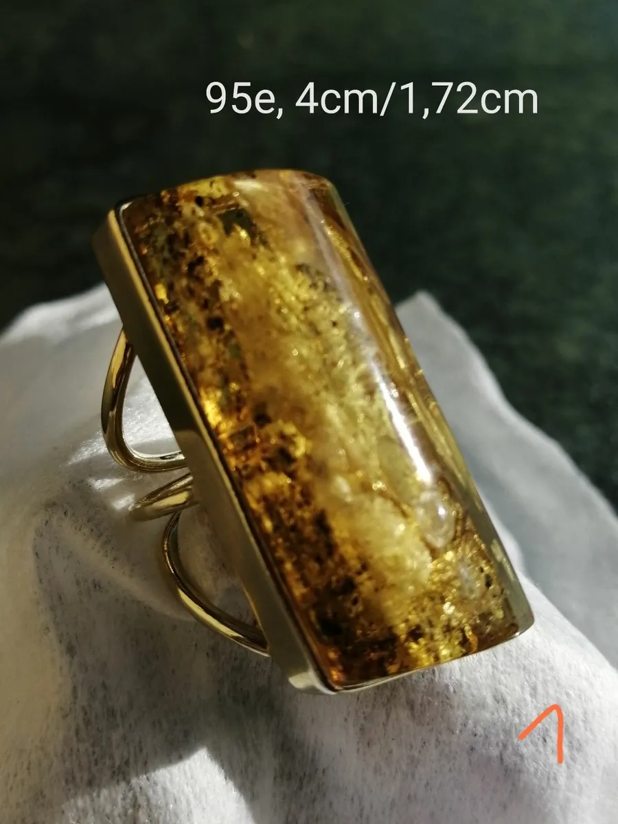 Natural Amber rings - Image 1