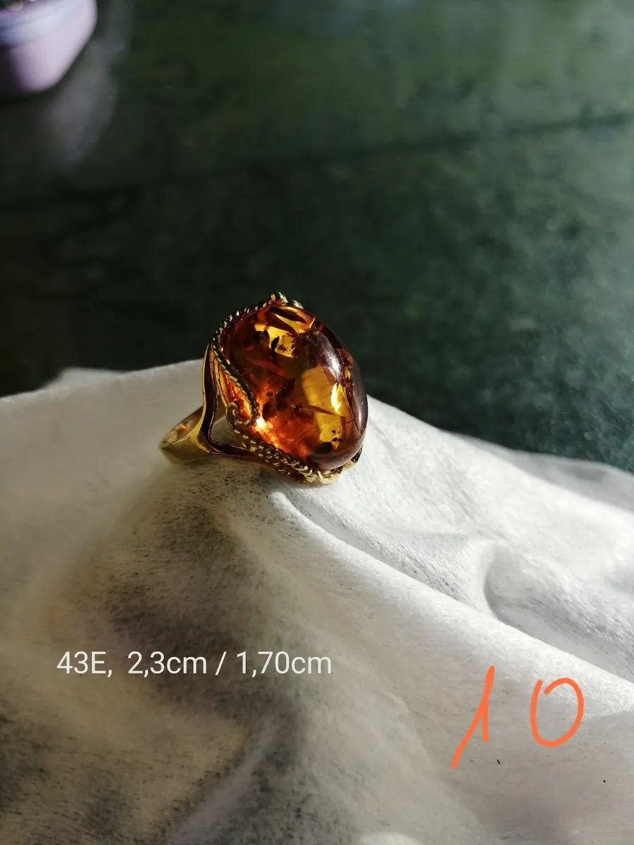 Natural Amber ring - Image 1