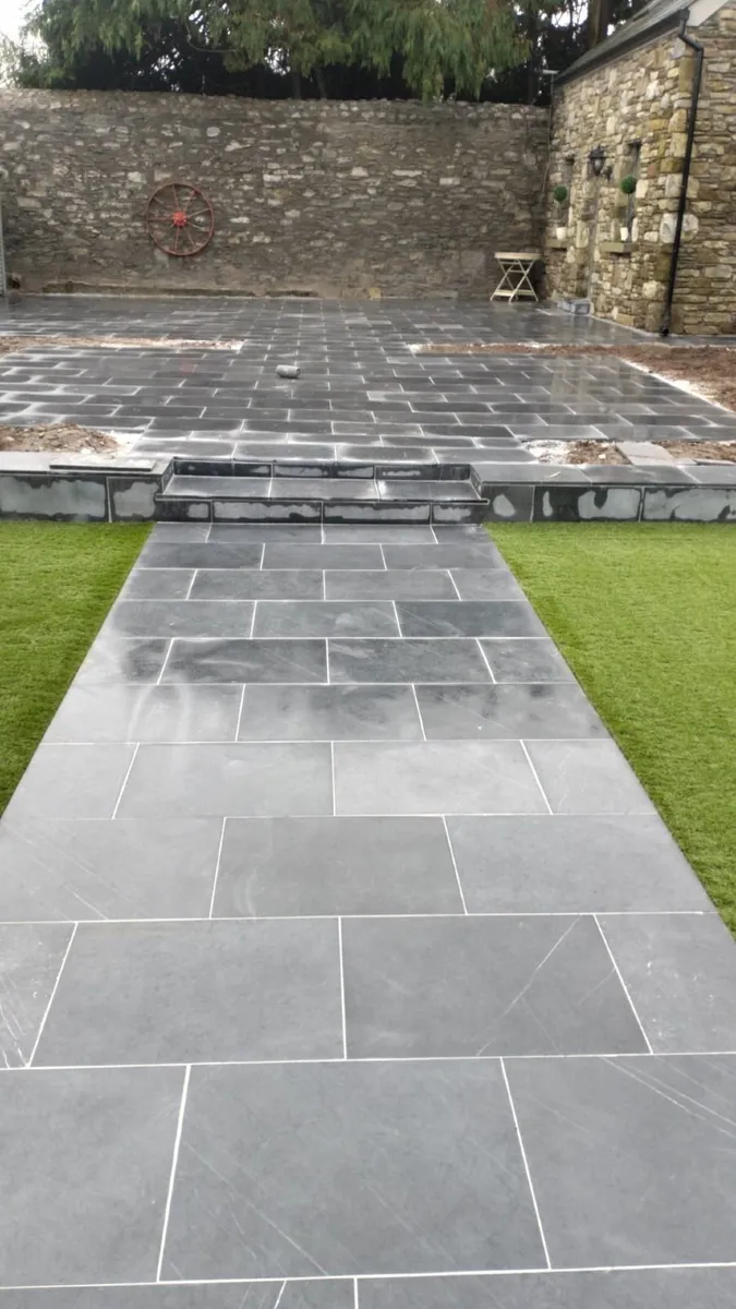 Vietnamese Limestone Scraped Paving - Image 1