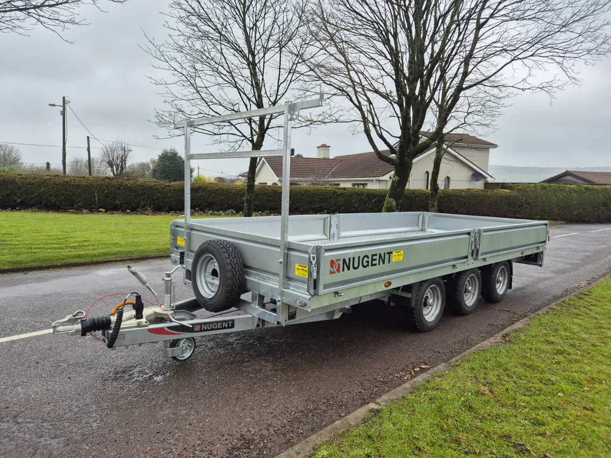 New Nugents Flatbed Trailers- Finance Available - Image 2