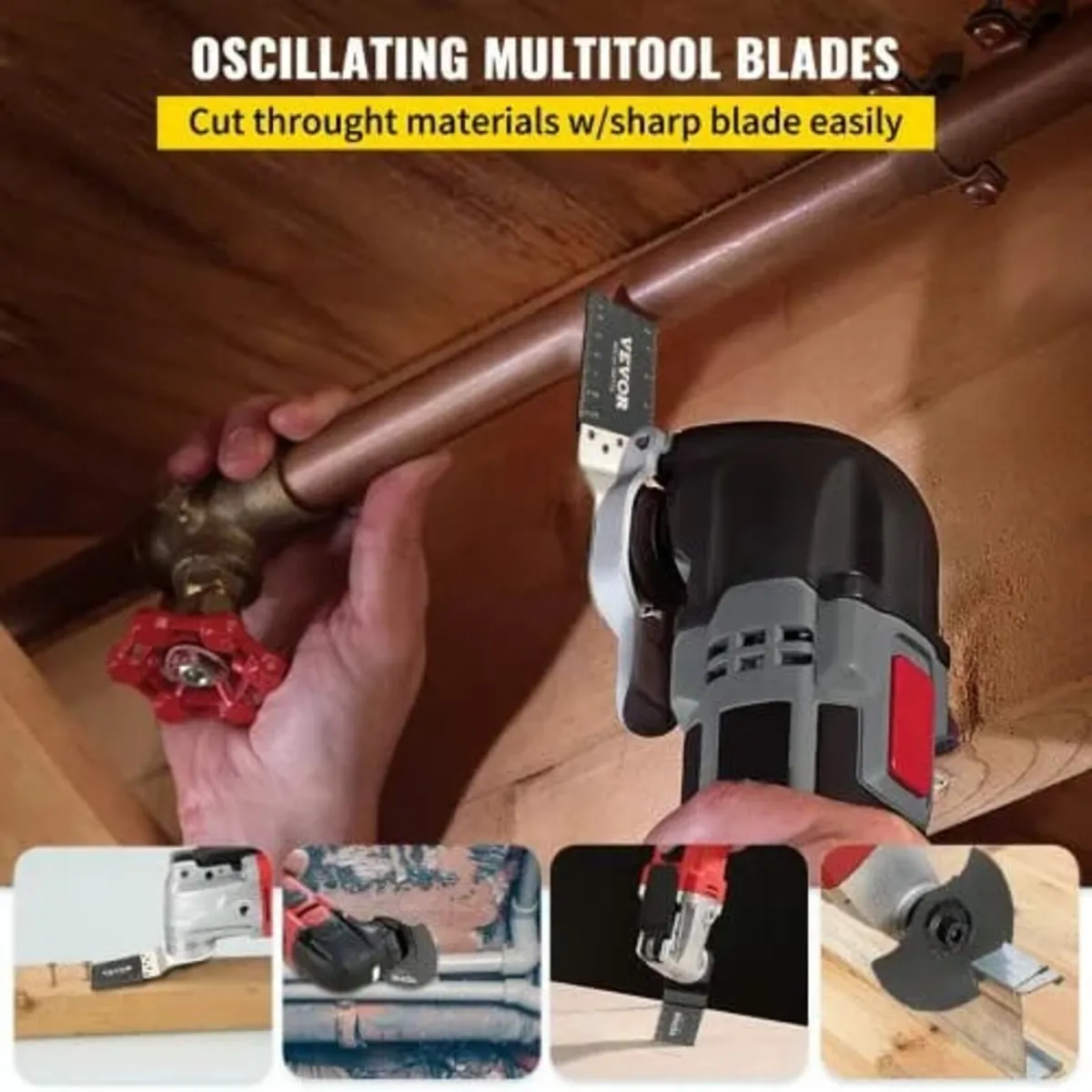 50 PCS Oscillating Saw Blades, Quick Release Multi - Image 2