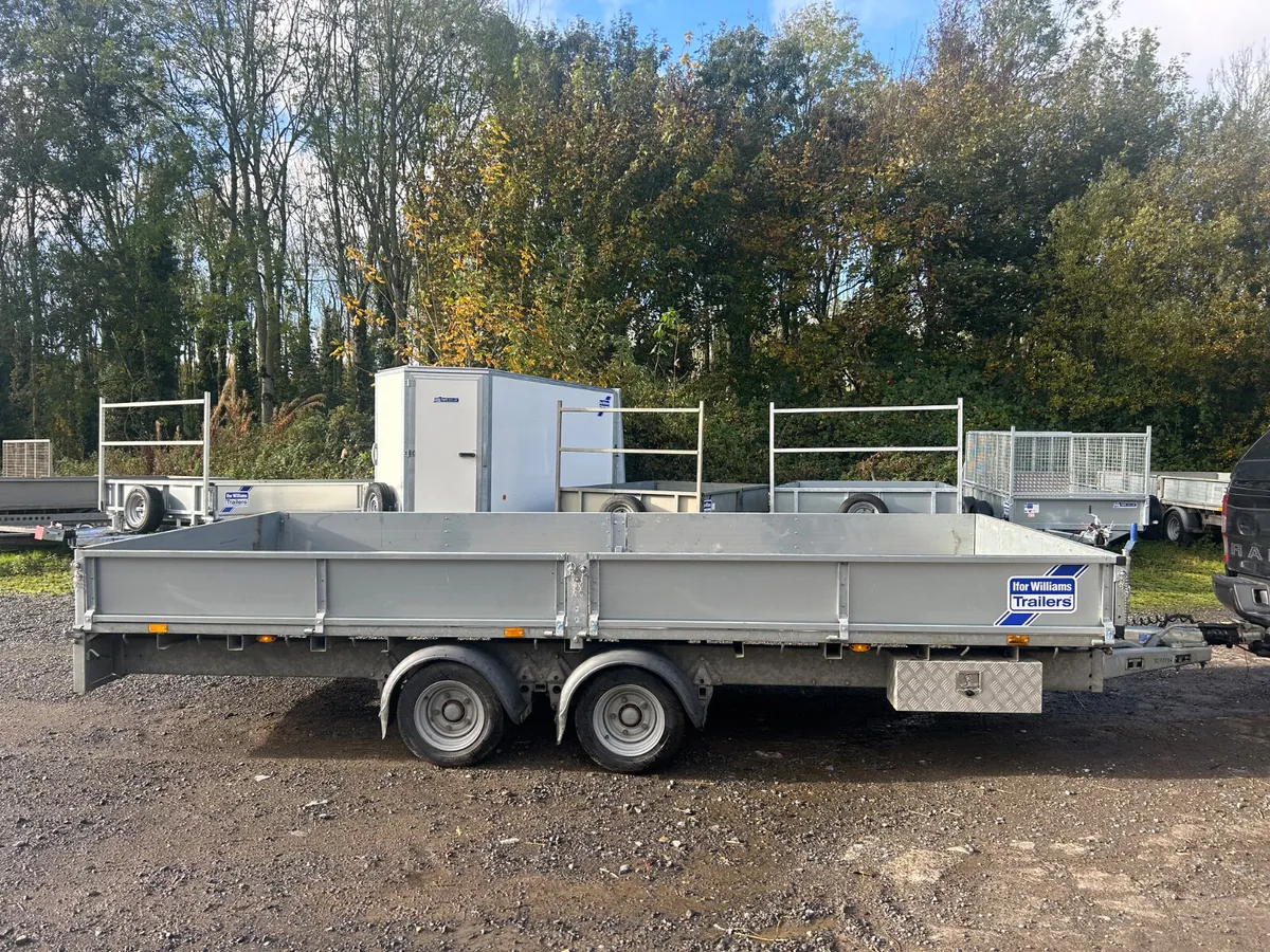 Ifor Williams 16x7.6 Ft LM167 Dropside Trailer - Image 1