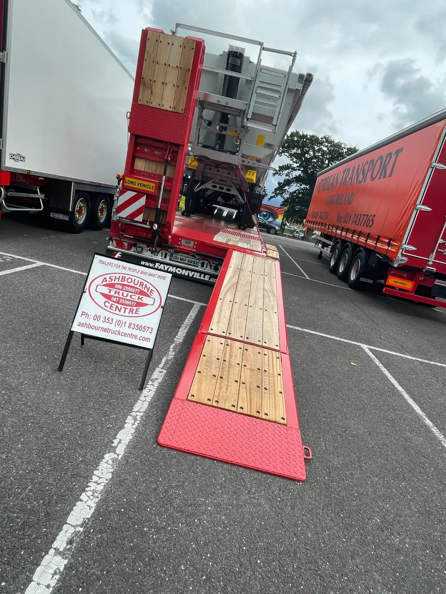 NEW FAYMONVILLE 9ft WIDE EXTENDABLE LOW LOADER - Image 2