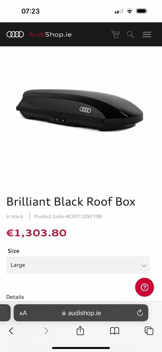 Roof box (Audi) - Image 2