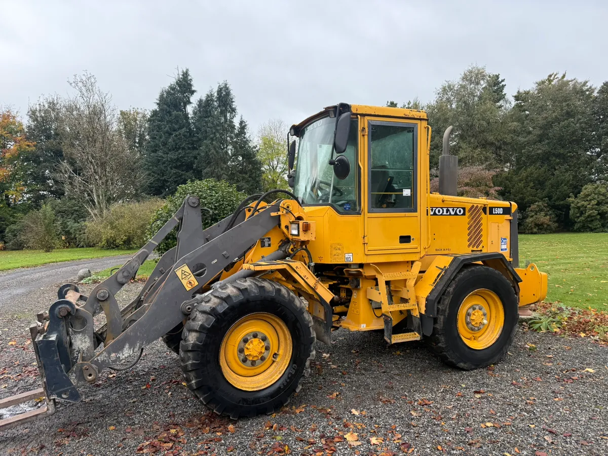 2002 Volvo L50D loader 9800 hours €33950 Plus Vat - Image 2